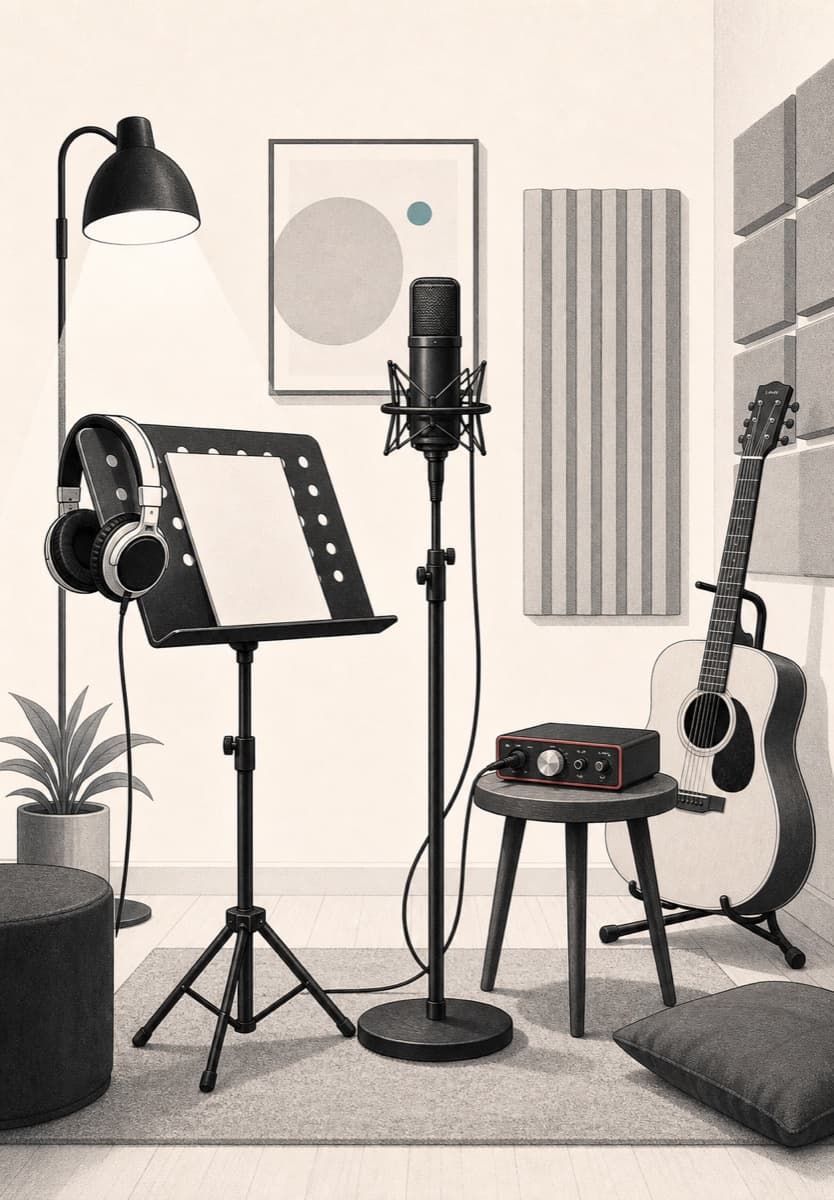 cover song practice with instrumental backing track guide image
